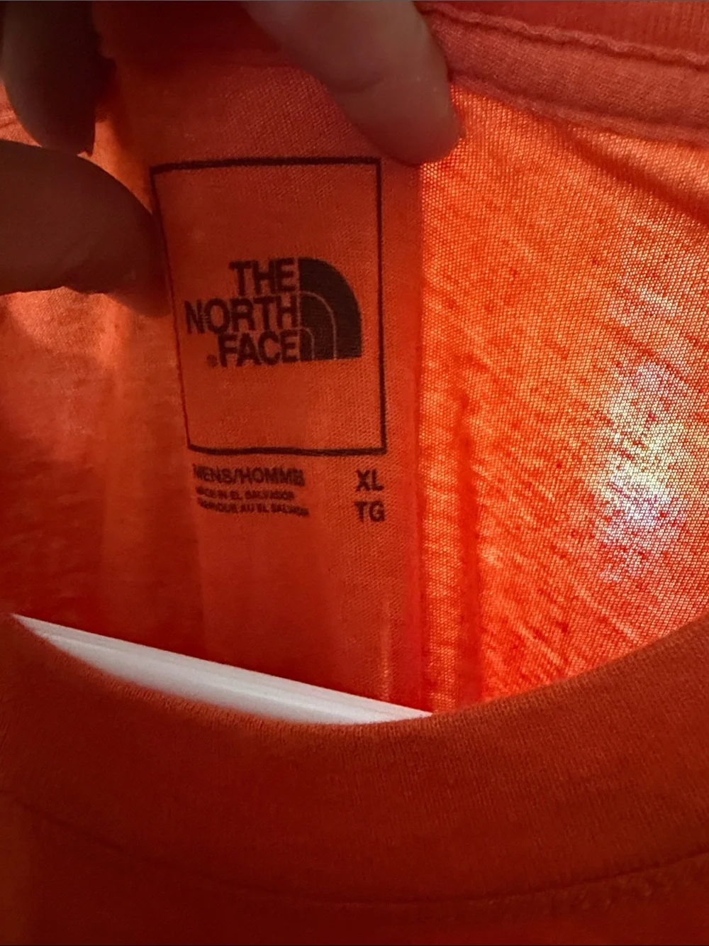 The North Face Kids Long-Sleeve Tee in Bright Orange